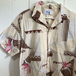 Vintage Kai Nani Hawaii Aloha Shirt